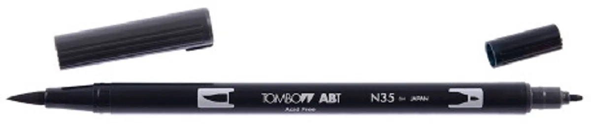 PABT-N35 markeerstift 1 stuk(s) Borstelpunt/fijne punt de Koh-i-noor en Noir – photo produit
