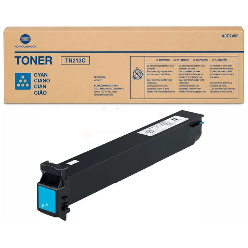 Konica Minolta TN-213 C Toner Cyan A0D7452 Cyan von Konica Minolta – Produktfoto