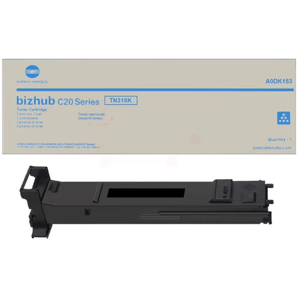 Konica Minolta TN-318 K Toner sort A0DK153 Sort by Konica Minolta – product photo