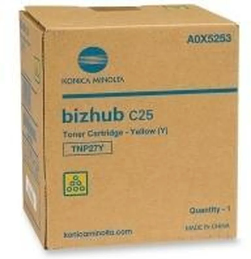TNP-27Y toner standard capacity 4.500 pagina's 1-pack by Konica Minolta in Yellow – product photo