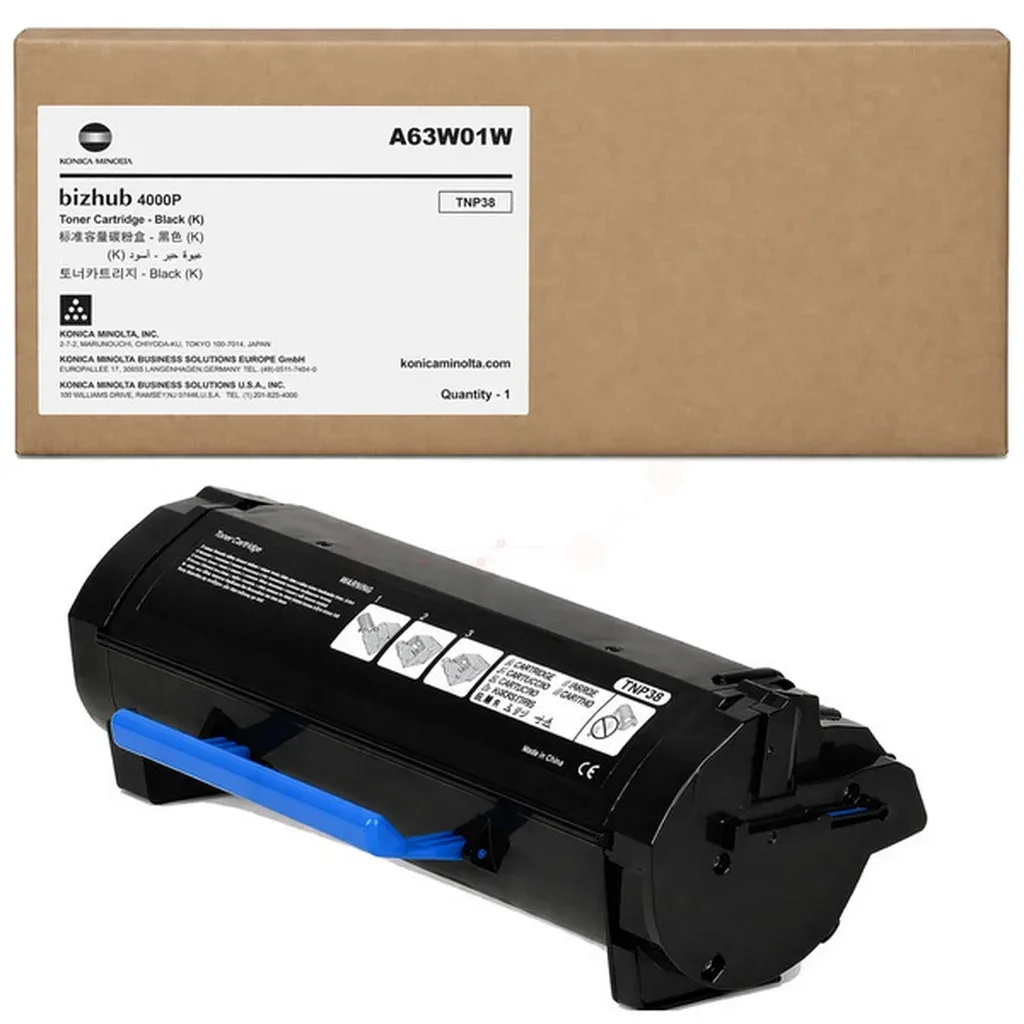 Toner sort 20.000 sider TNP-38 Sort by Konica Minolta – product photo