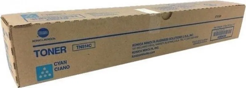 Toner TN-514C;für bizhub C458/558/658;cyan (A9E8450) de Konica Minolta en Cyan – photo produit