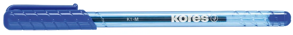 Einweg-Kugelschreiber K-PEN K1, blau, Strichstärke: M fra Kores – produktbillede