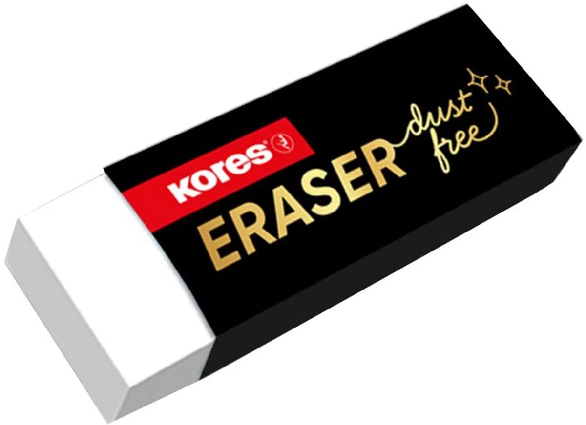 gum RG, dust-free formule, 60 x 21 x 10 mm de Kores en Blanc – photo produit