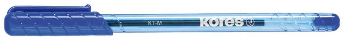 K-PEN K1 wegwerpbalpen, lijndikte F de Kores en Bleu – photo produit