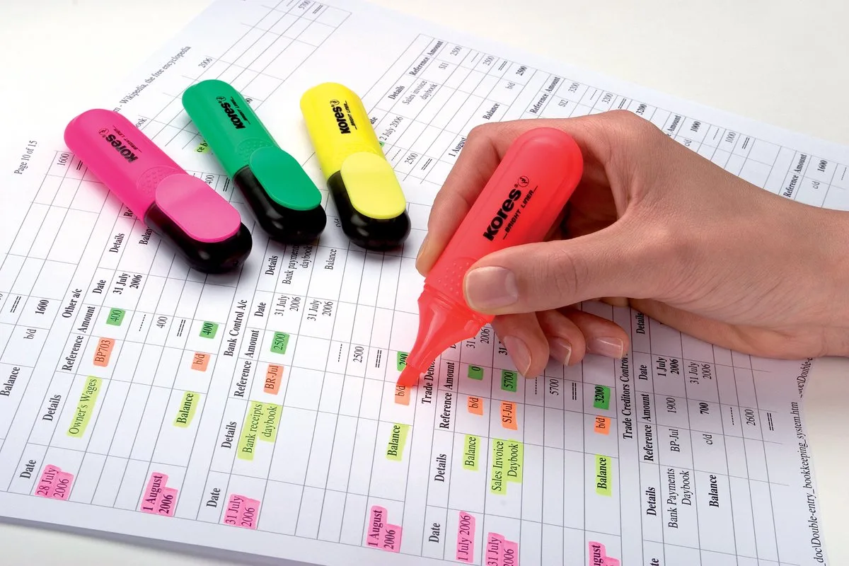 markeerstift 'Bright Liner', kleur de Kores en Rouge – photo produit