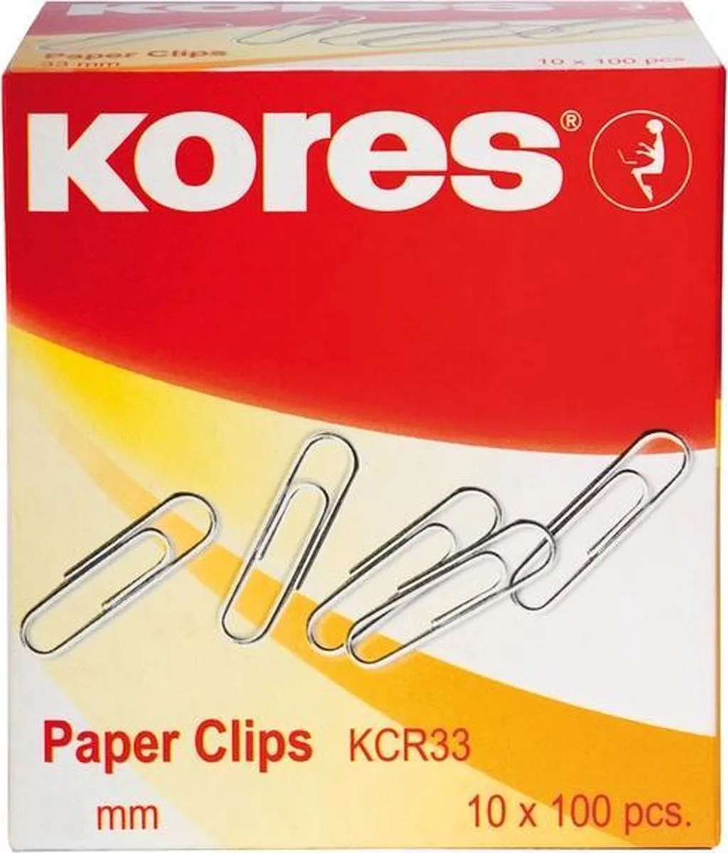 PAPERCLIPS von Kores in Silber – Produktfoto