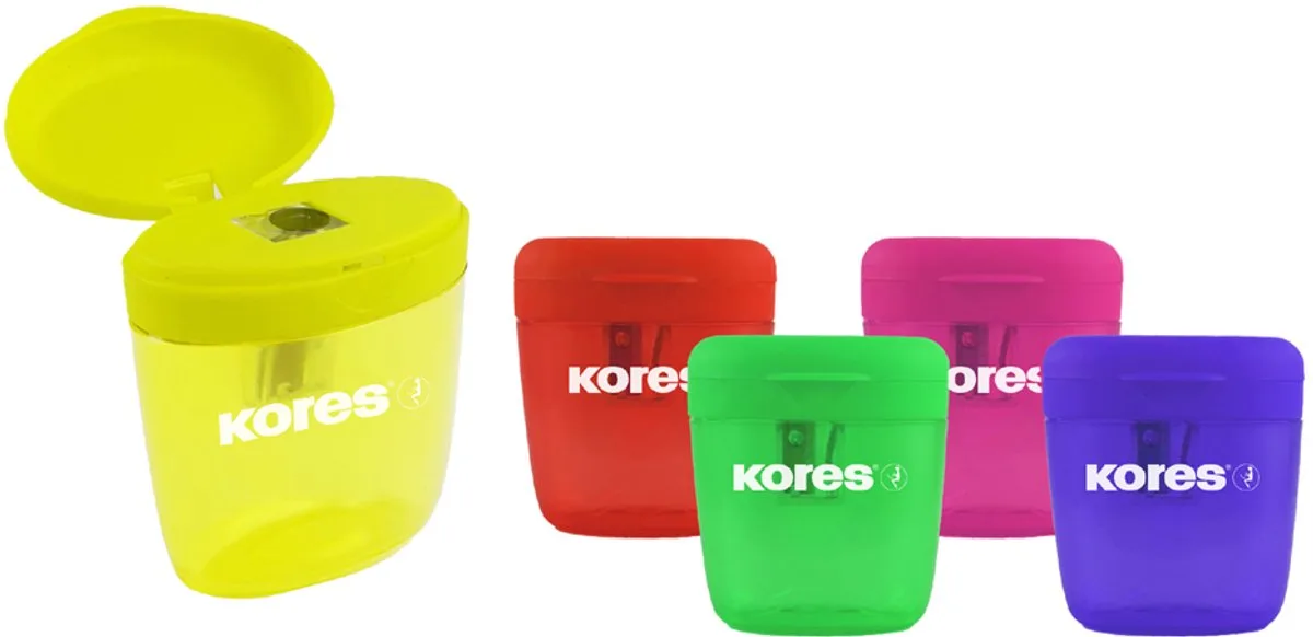 Puntenslijper 'Deposito one' de Kores en Diverse kleuren – photo produit
