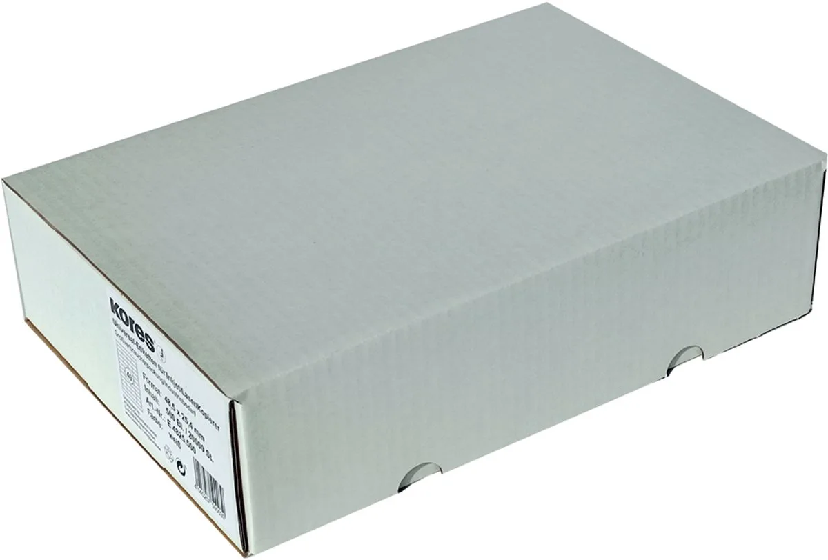 universele etiketten 105x148 5mm 500 blad von Kores in Weiß – Produktfoto