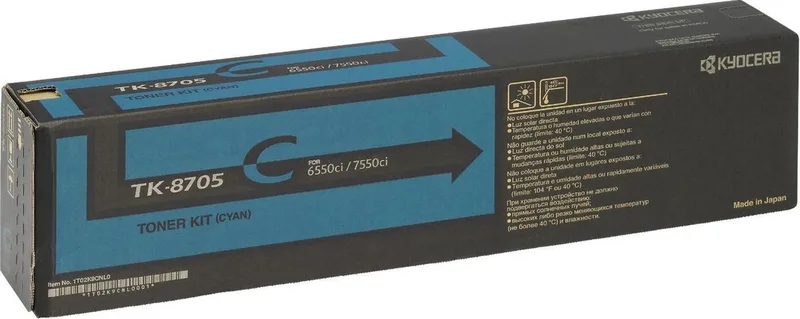 Kyocera - 1T02K9CNL0 - TK-8705C - Toner by Kyocera in Cyaan – product photo