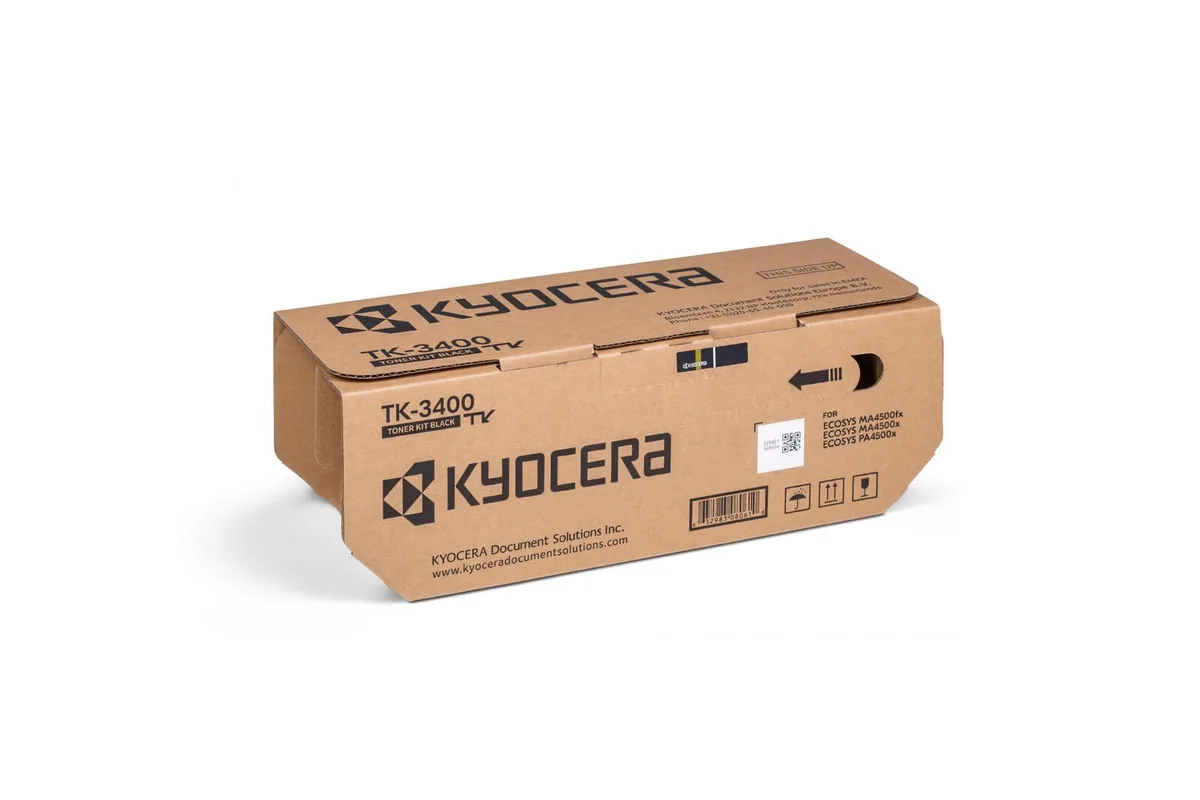 Original TK-3400 Toner - schwarz (1T0C0Y0NL0) van Kyocera – productfoto
