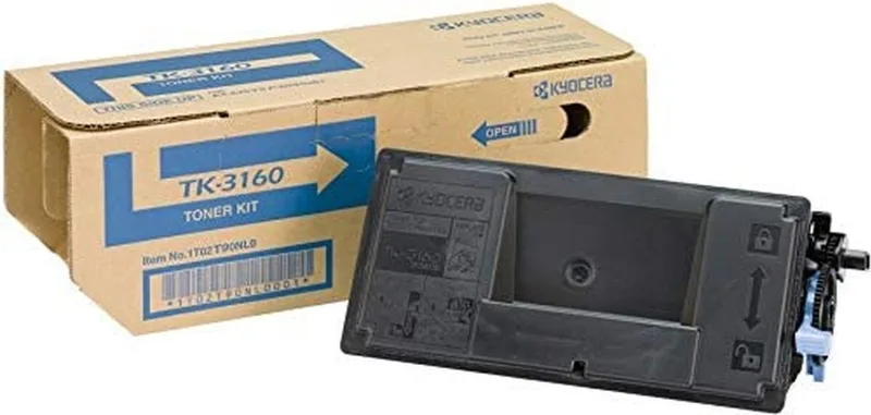 TK-3160 - Tonercartridge - 1 stuk - Origineel von Kyocera in Schwarz – Produktfoto