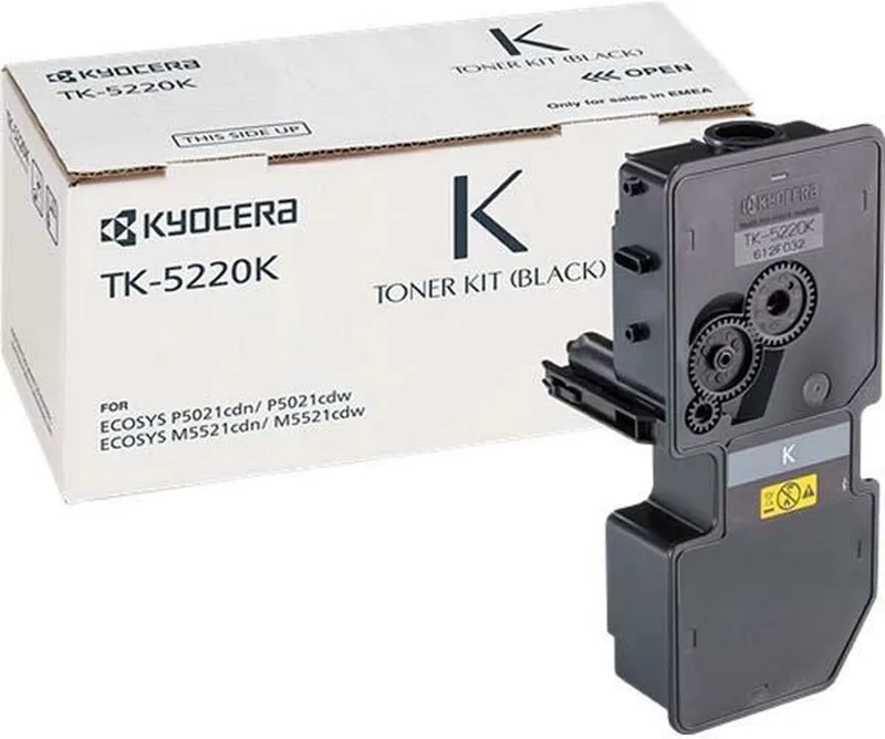 TK-5220K - Tonercartridge - 1 stuk - Origineel van Kyocera in Zwart – productfoto