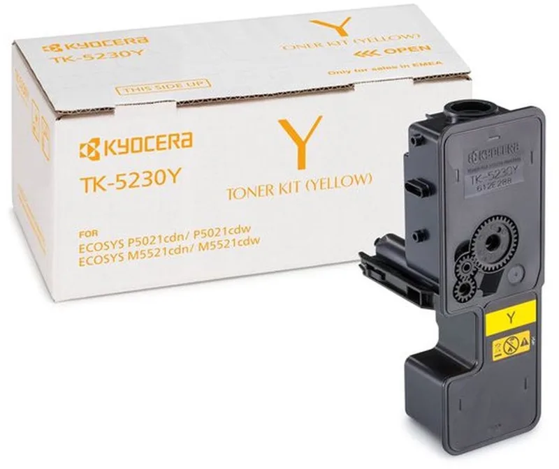 TK-5230 tonercartridge 1 stuk(s) Origineel by Kyocera in Yellow – product photo