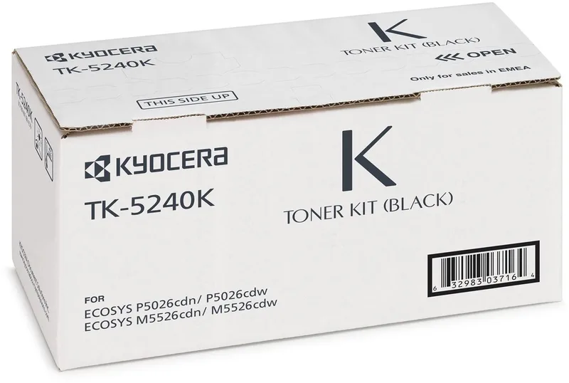 TK-5240K - Tonercartridge - 1 stuk - Origineel by Kyocera in Black – product photo