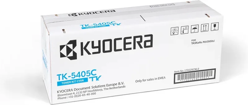 TK-5405C tonercartridge 1 stuk(s) Origineel Cyaan de Kyocera – photo produit