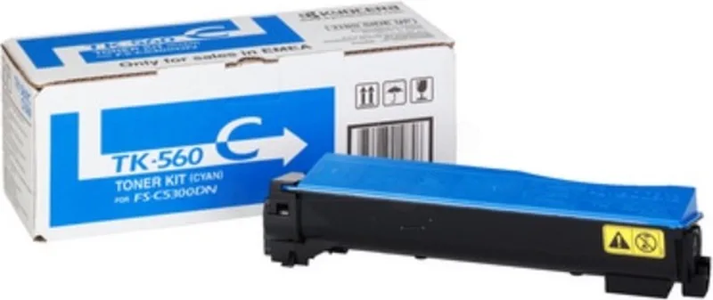 TK-560 tonercartridge van Kyocera in Cyaan, Blauw – productfoto