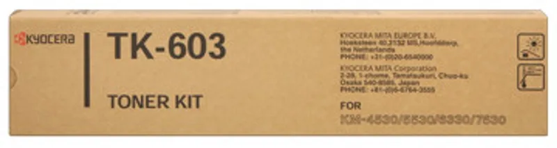 TK-603 tonercartridge 1 stuk(s) Origineel by Kyocera in Black – product photo