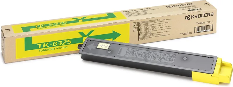 TK-8325Y - Tonercartridge - 1 stuk - Origineel de Kyocera en Jaune – photo produit