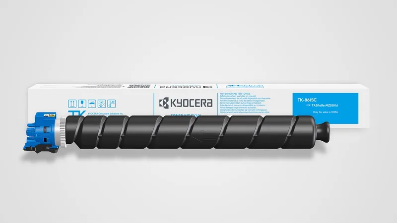 TK-8615C HY Toner Cyan 24.000 A4 tonercartridge 1 stuk(s) Origineel von Kyocera in Cyaan – Produktfoto