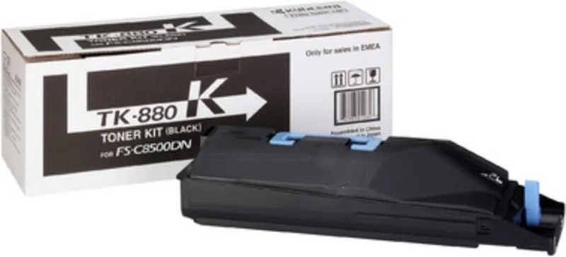 TK-880K - Tonercartridge - 1 stuk - Origineel de Kyocera en Noir – photo produit