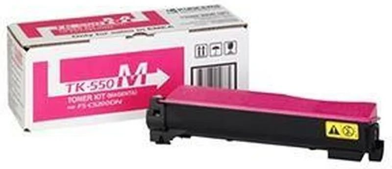 Tonercartridge TK-550M van Kyocera in Magenta – productfoto