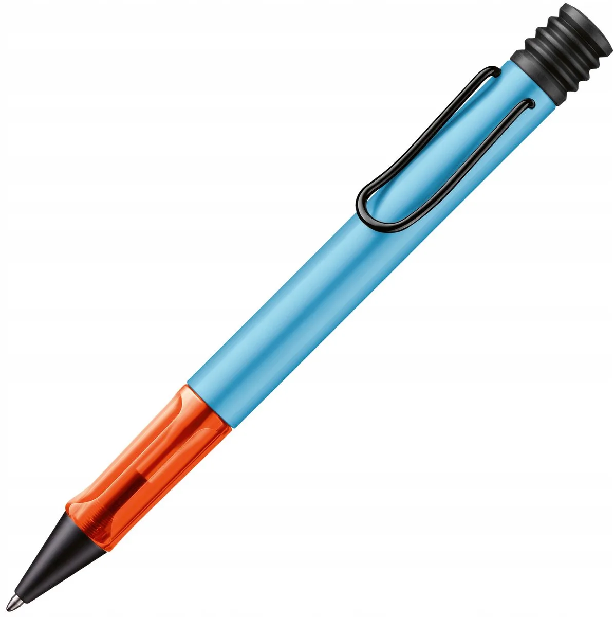 AL-star denim balpen - Aluminium, Zwart van Lamy – productfoto