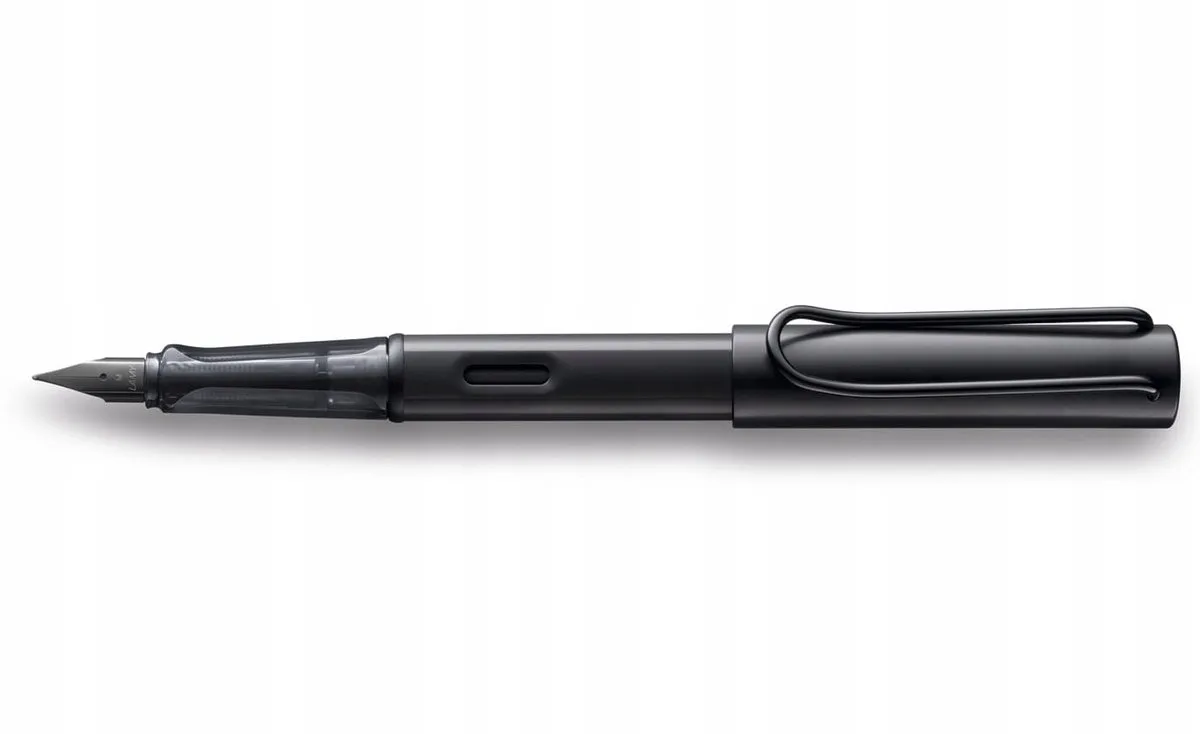 AL-star Vulpen F - Aluminium Schrijfwaren by Lamy in Black – product photo