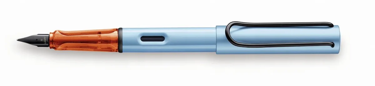 AL-star vulpen, F-punt, aluminium, blauw van Lamy in Denim – productfoto