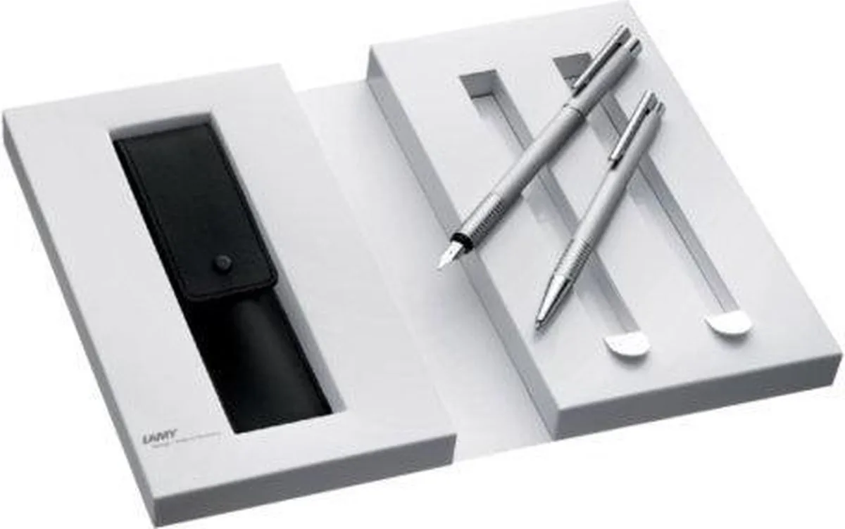 Balpen En Vulpen Lamy Logo von Lamy in Brushed – Produktfoto