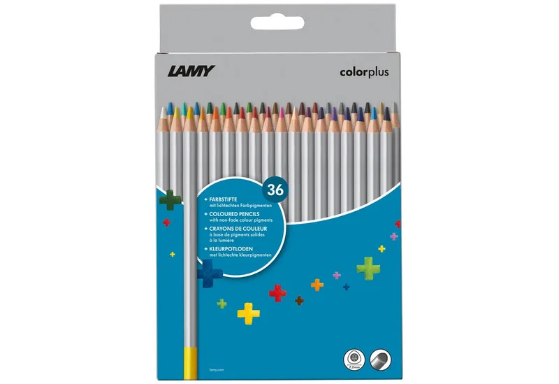 Buntstift LAMY Buntstifte 36x leuchtende Farbe aus massivem Lindenholz mit ergon van Lamy – productfoto