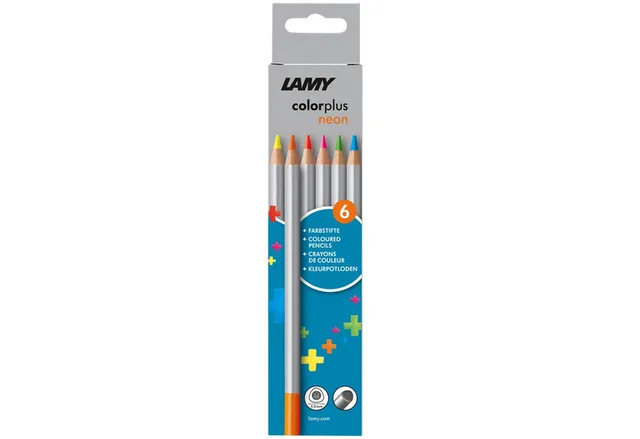 Buntstift LAMY Buntstifte 6x Farben aus massivem Lindenholz ergonomisch Dreieckf