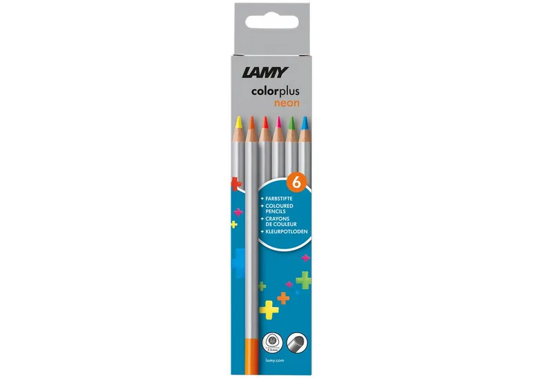 Buntstift LAMY Buntstifte 6x Farben aus massivem Lindenholz ergonomisch Dreieckf van Lamy – productfoto