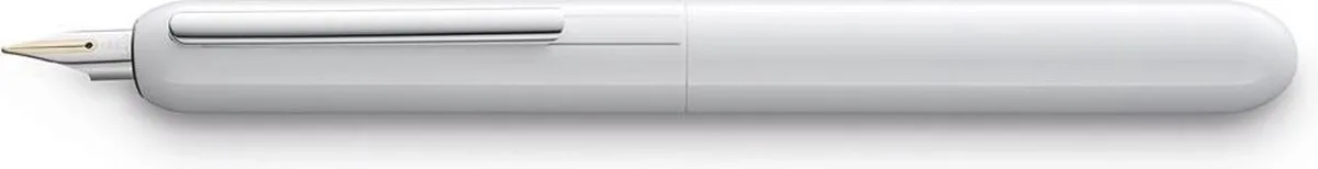Dialog 3 PianoWhite vulpen 14kt Medium van Lamy in Wit – productfoto