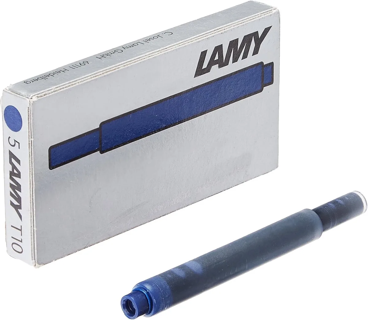 INKTPATROON LAMY T10 BLAUW-ZWART van Lamy in Blauw – productfoto