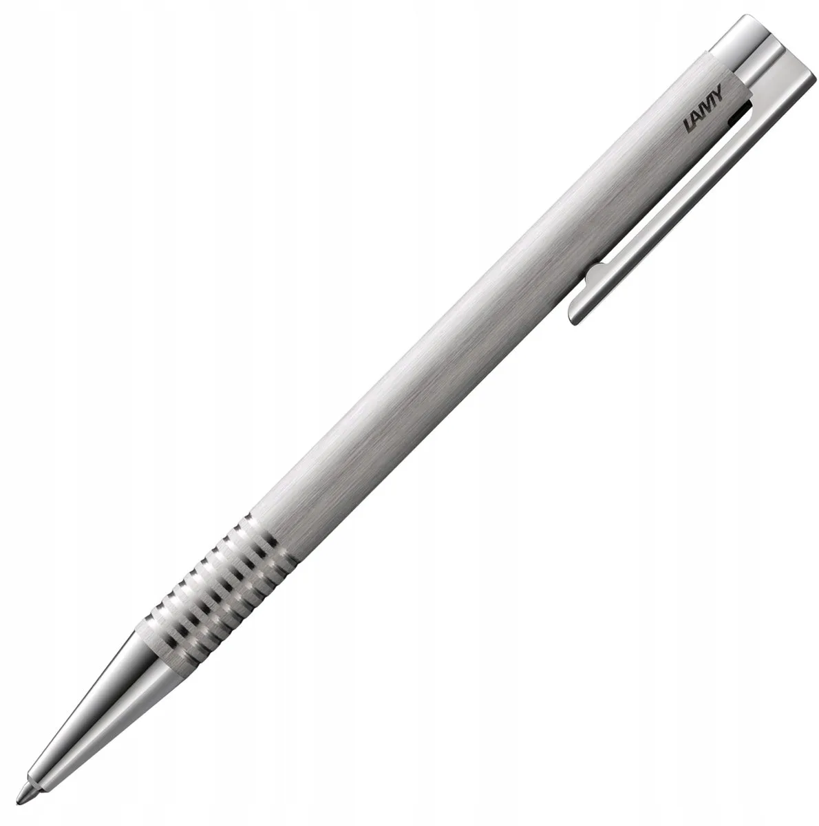 logo Brushed balpen - Roestvrij staal, met zwarte inkt by Lamy – product photo