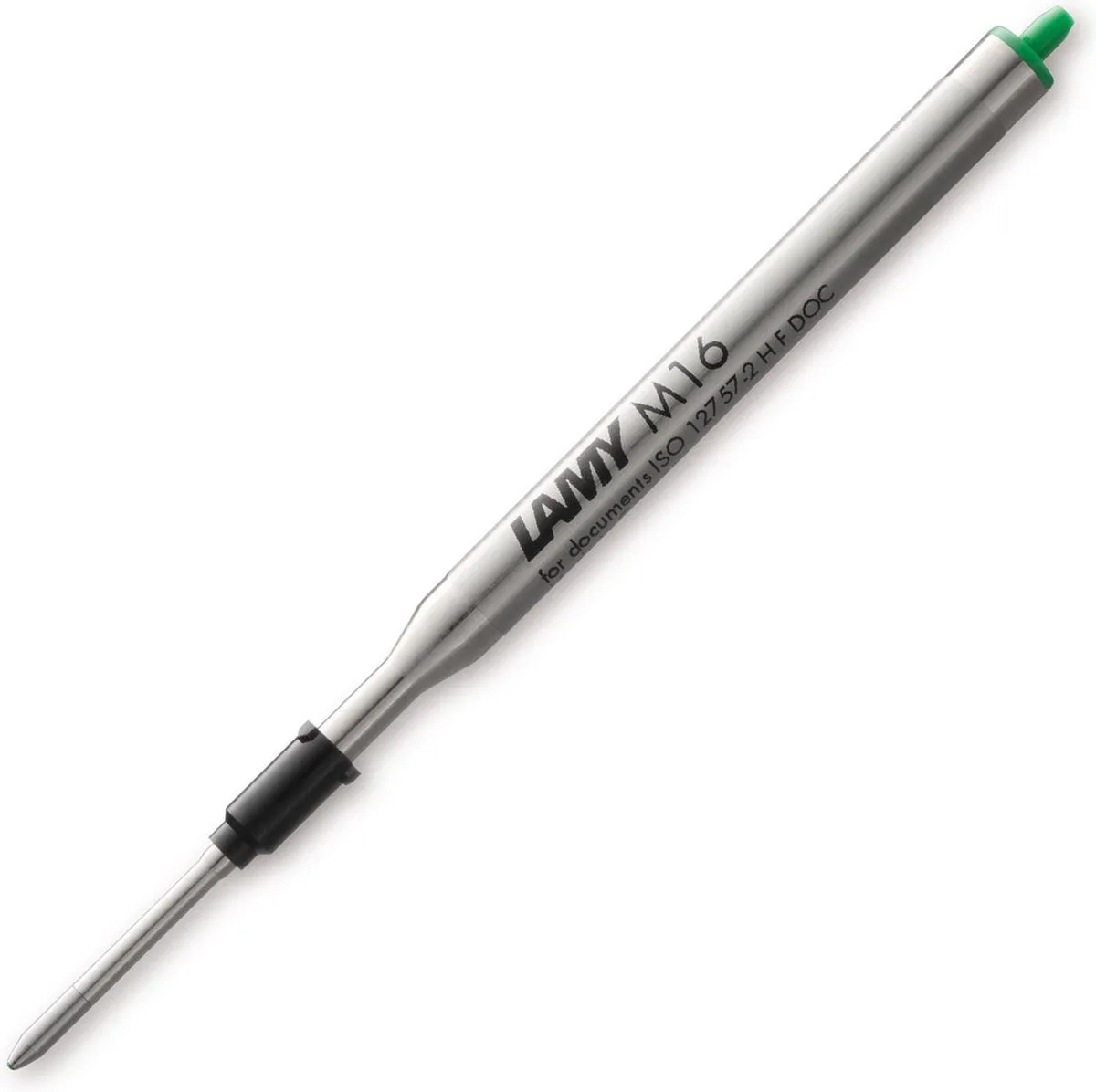 M16 Balpenvulling Medium by Lamy in Green – product photo