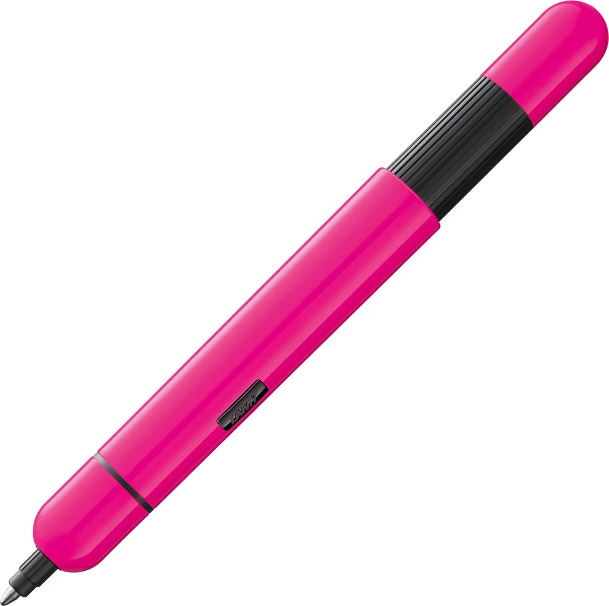 Pico S.E. set Neon Pink balpen met leren etui van Lamy in Neonroze – productfoto