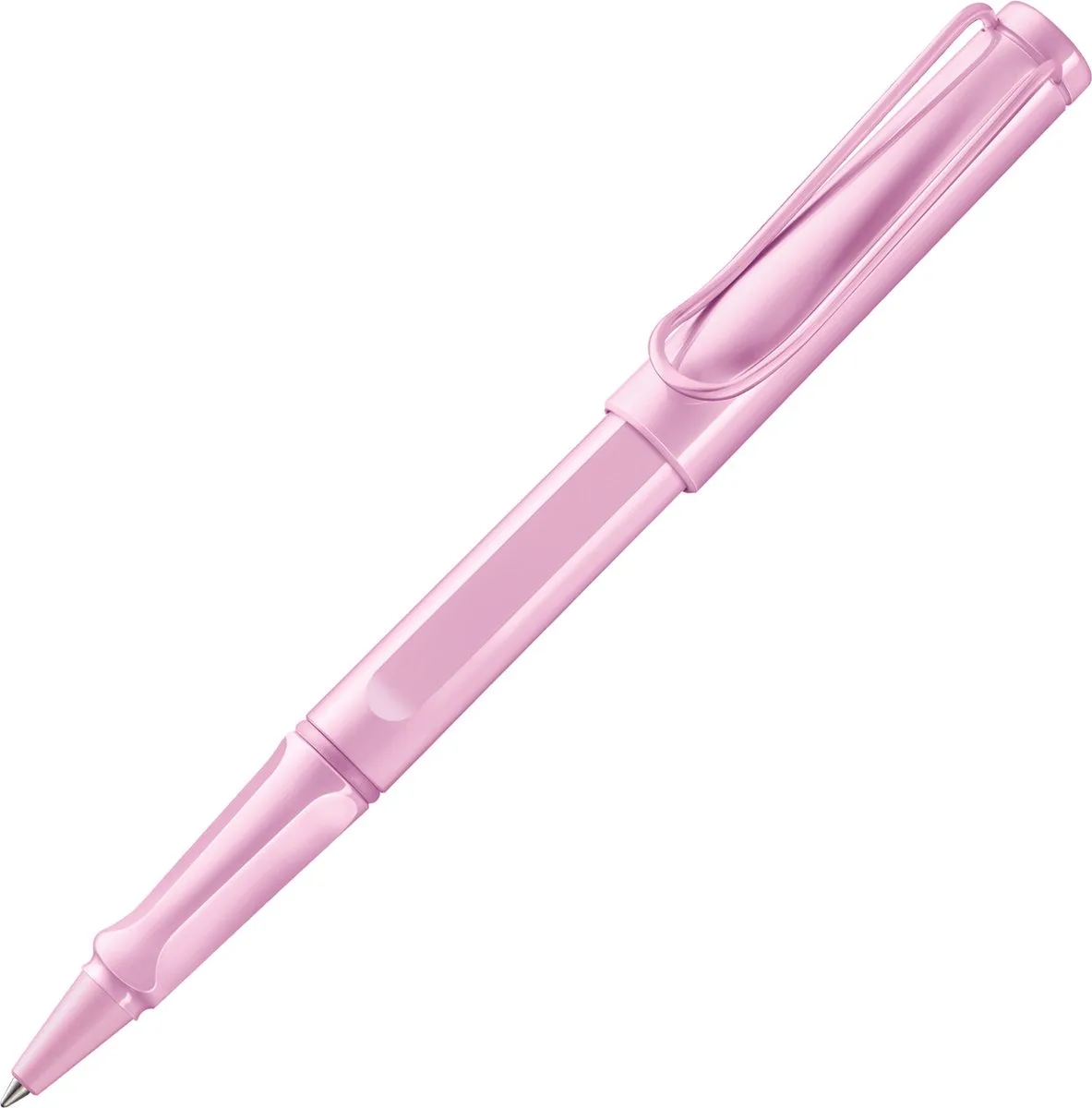 safari rollerbalpen - tijdloze klassieke pen met ergonomische greep & lijndikte M - lichaam van robuust ASA-kunststof, met rollerbalvulling M 63 in zwart von Lamy in Lightrose – Produktfoto
