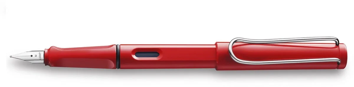 Safari Vulpen F - Ergonomisch en populair från Lamy i Röd – produktbild