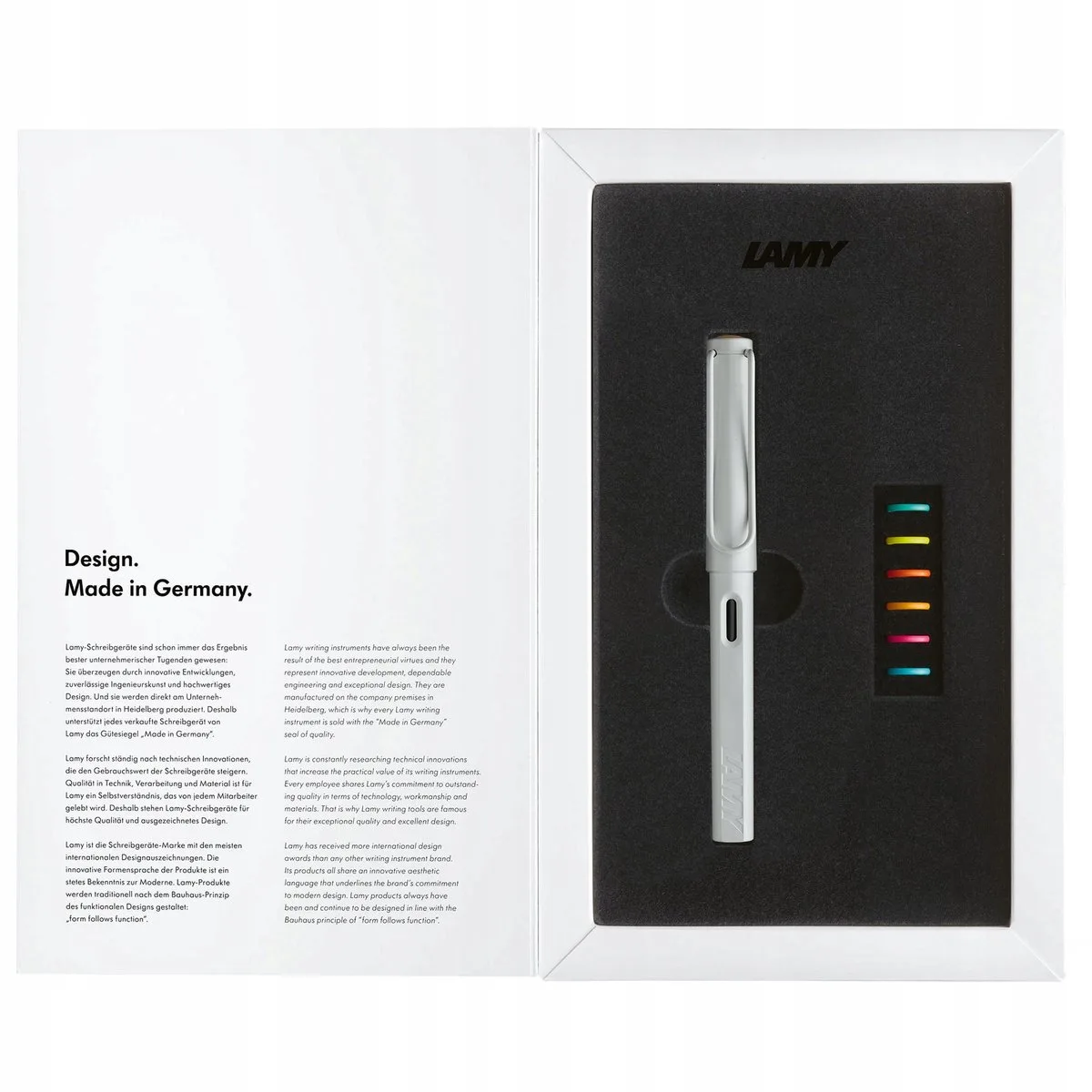 Safari vulpen geheel veelkleurig EF - Iconisch briefpapier de Lamy en Blanc – photo produit