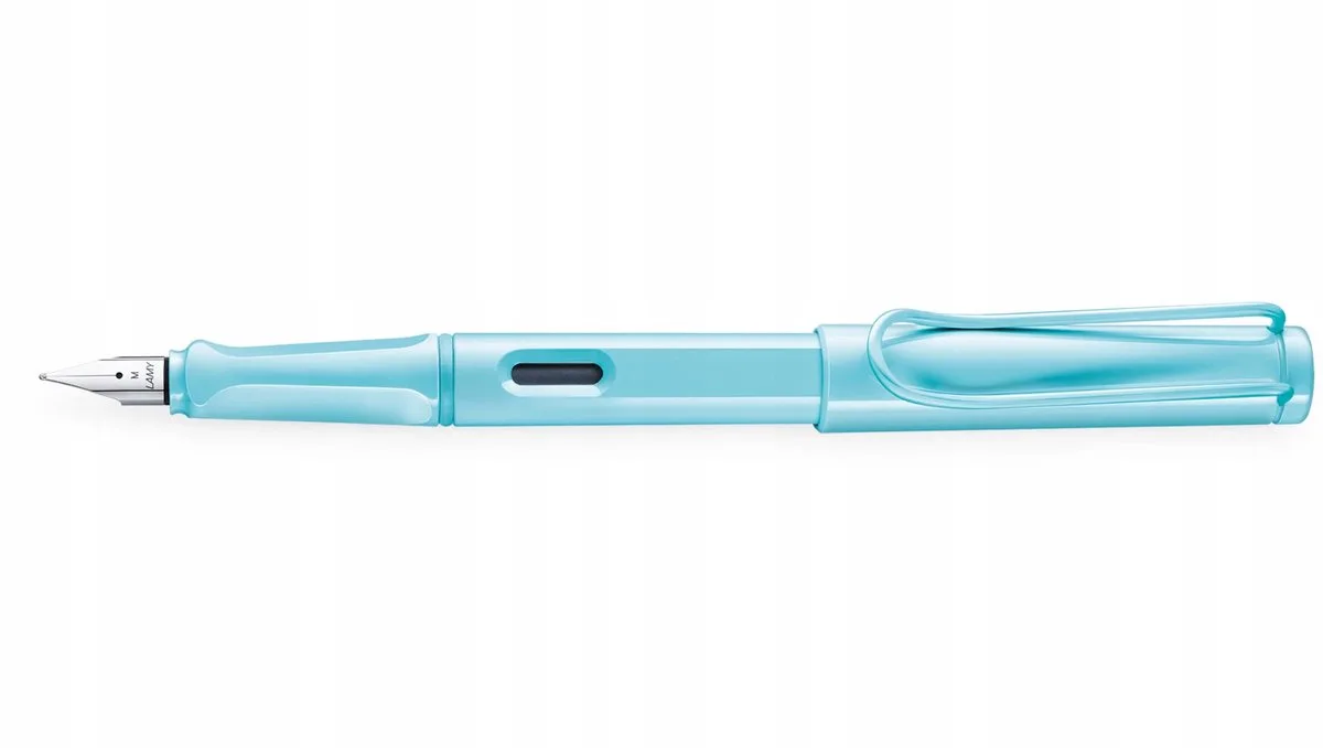 safari vulpen LH - Blauw, voor linkshandigen von Lamy in Aquasky – Produktfoto