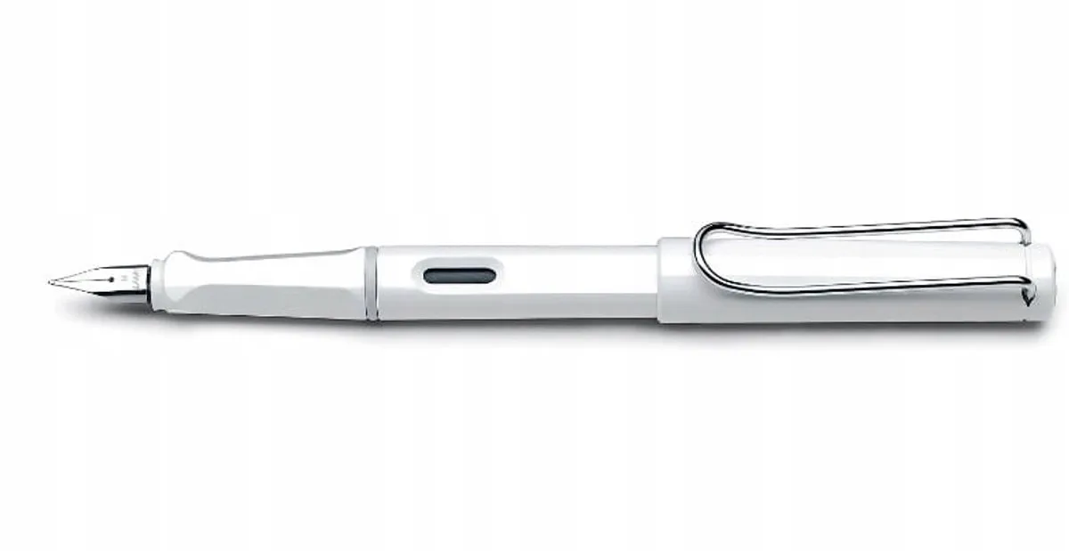 Safari Vulpen M - Ergonomisch & Tijdloos van Lamy in Wit – productfoto