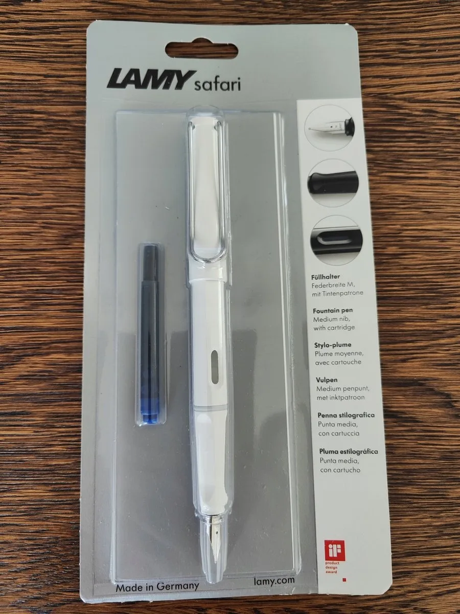 safari vulpen - M-punt von Lamy in Weiß – Produktfoto