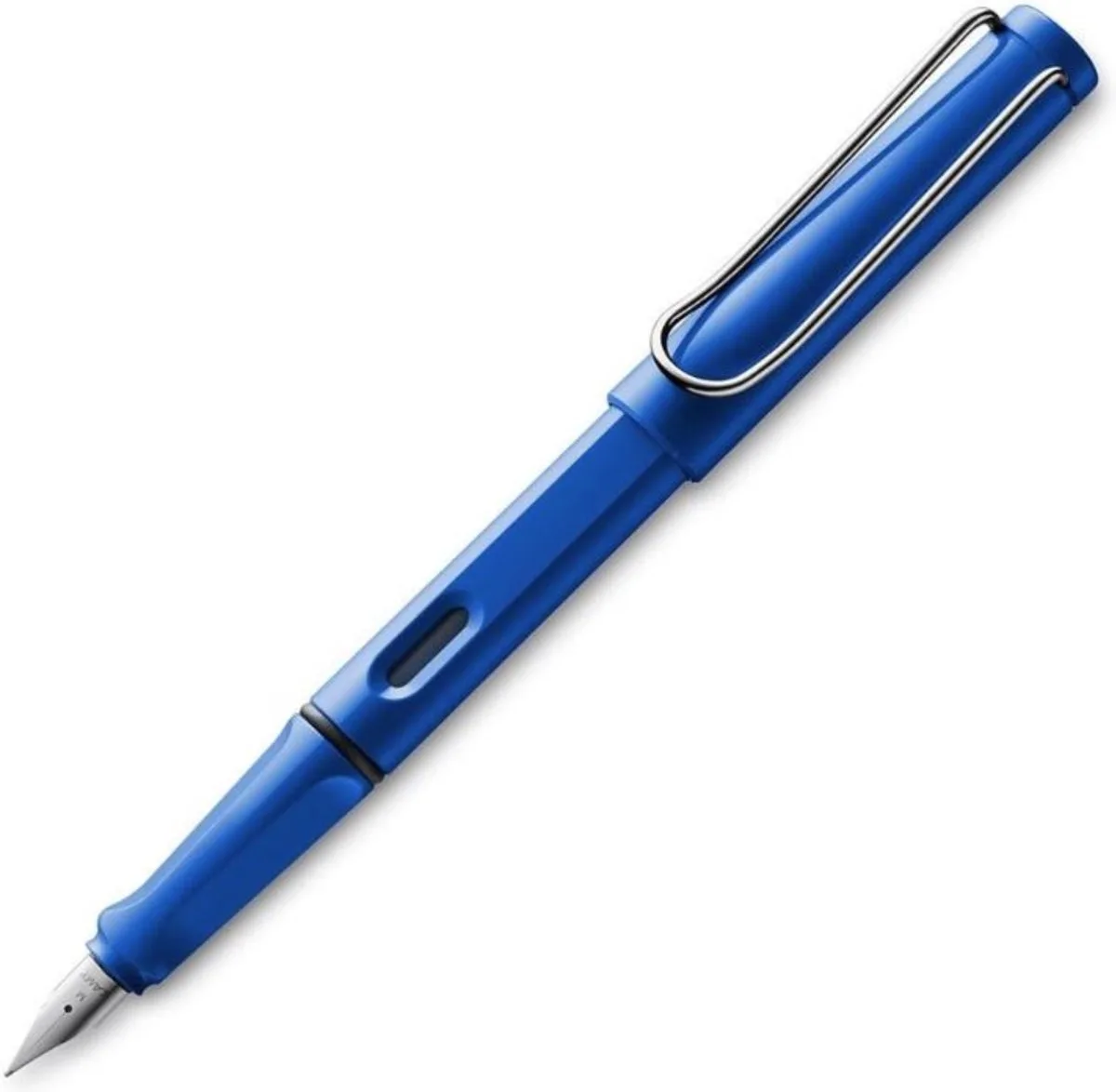 Safari Vulpen M - Tijdloos Design & Ergonomie fra Lamy i Blå – produktbillede
