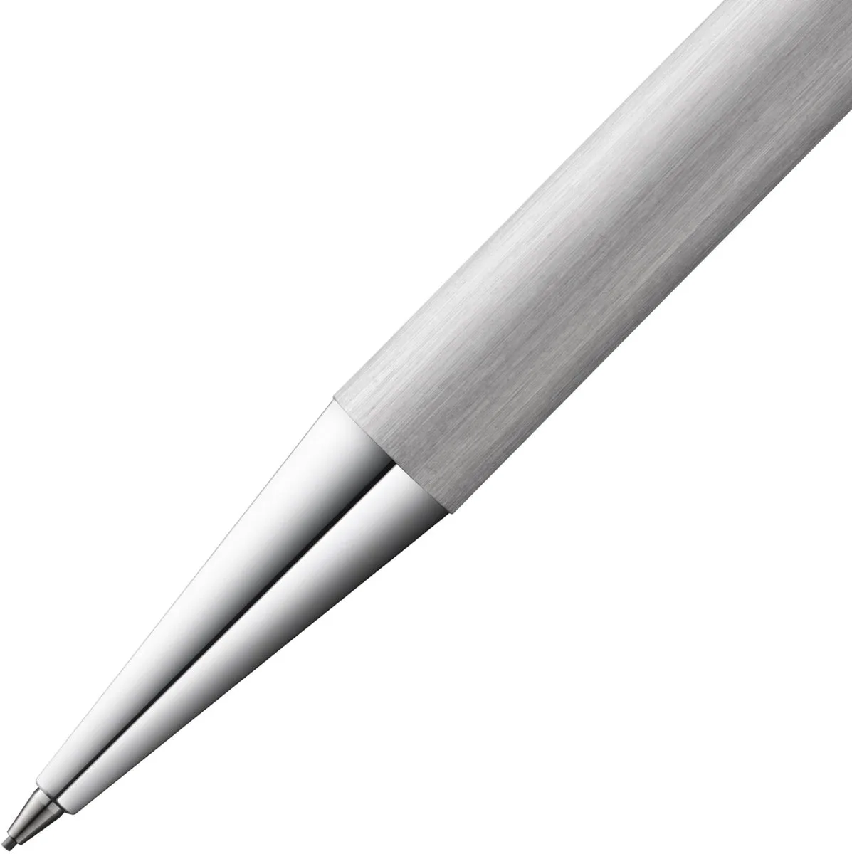 scala Draai Potlood 151 | RVS Brushed | Strak Mat Design – Met 0,7 mm Fijnschrift M 40 Vulmine van Lamy in Grafiet – productfoto