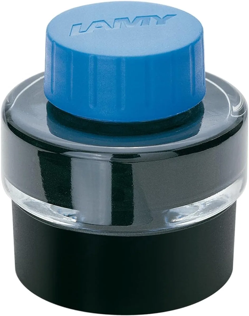 T 51 Inktpot 828 | (uitwisbaar) | 30 ml | Met residu-reservoir & kunststof houder von Lamy in Blau – Produktfoto