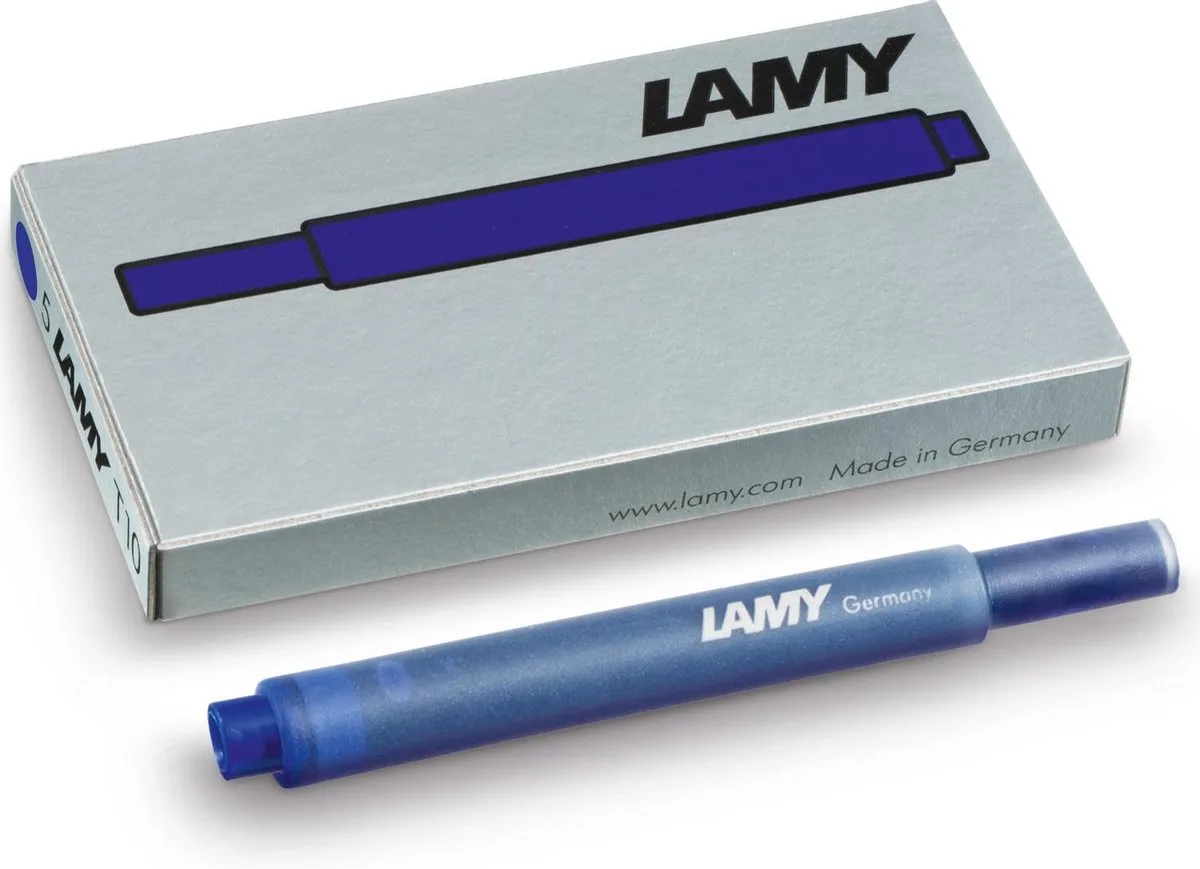 T10 Inktpatronen - Blauw van Lamy in Blauw – productfoto