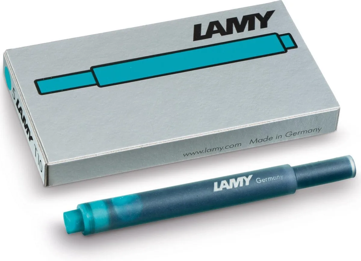 T10 Inktpatronen - Turquoise van Lamy in Turquoise – productfoto