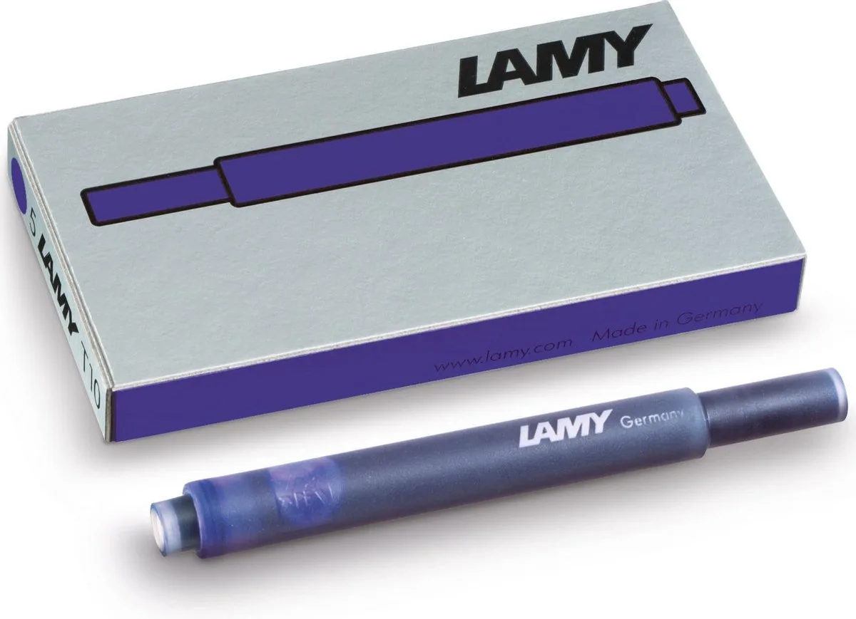 T10 Inktpatronen - Violet van Lamy in Paars – productfoto